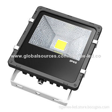 50W LED floodlight with Epistar COB chip, IP65 outdoor, AC 85-265V